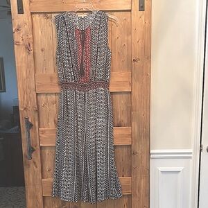 Elegant Black and White Jumpsuit